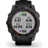 Часы GARMIN FENIX 7 Sapphire карбон серый с силиконовым ремешком 010-02541-11G